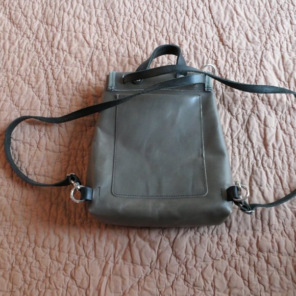 Leather Backpack/Cross-Body Bag - Picture 2 of 5